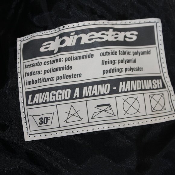 Alpinestars Mens Heavy Jacket Adventure Touring Size 44 Italian Black Yellow - Picture 5 of 16